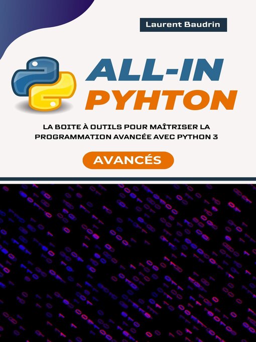 Title details for All-In Python by Laurent Baudrin - Available